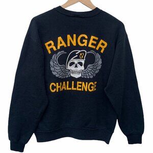 Vintage Airbone Sweatshirt Army Big Logo Military Sweater Ranger Challenge Shirt